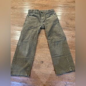 Janie and Jack Olive Corduroy Pants